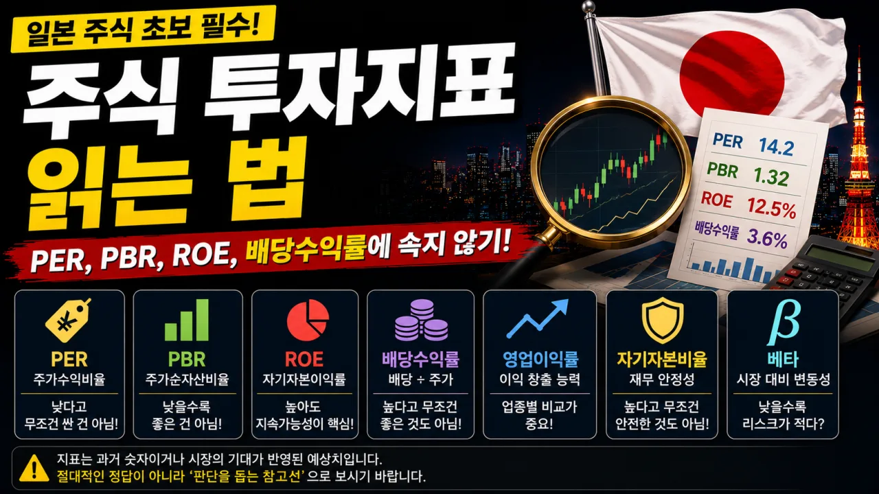 주식 투자지표 읽는 법 - PER, PBR, ROE, 배당수익률에 속지 않기